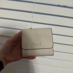 Coach Small Trifold with floral